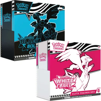 Pokemon TCG: Scarlet & Violet—Black Bolt and White Flare ETB Combo